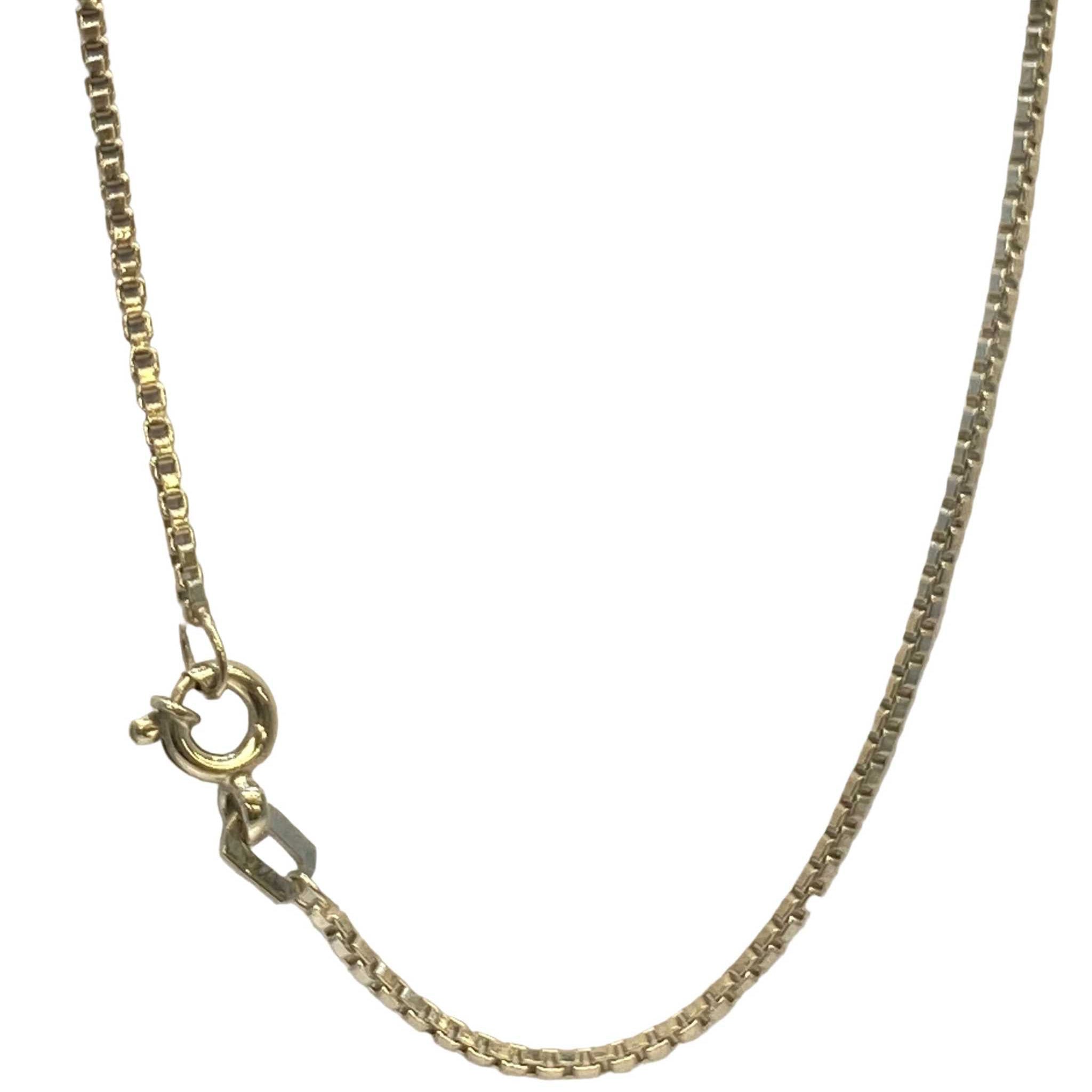 Silver  B Letter Necklace
