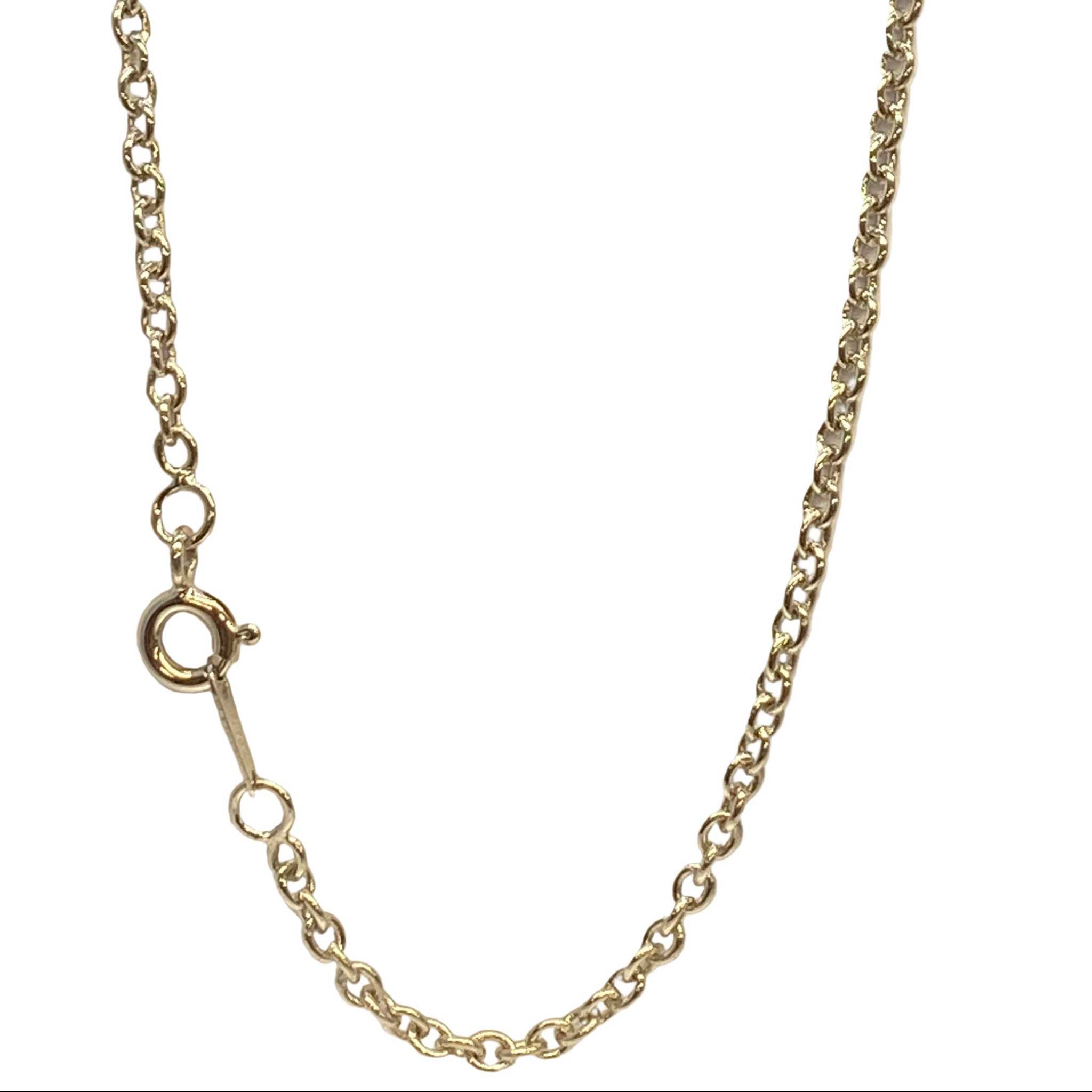 Silver  K Letter Necklace
