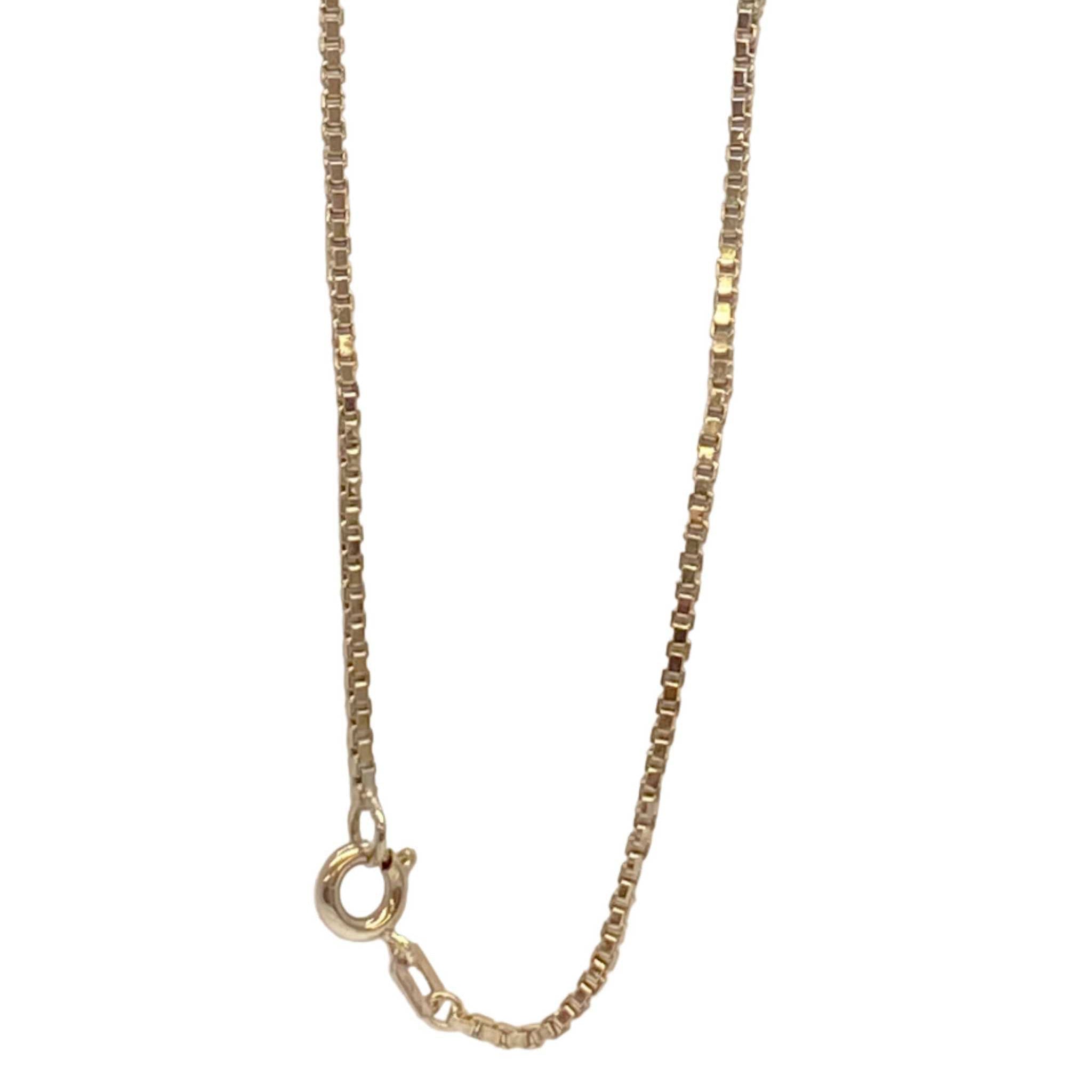 Silver A Letter Necklace