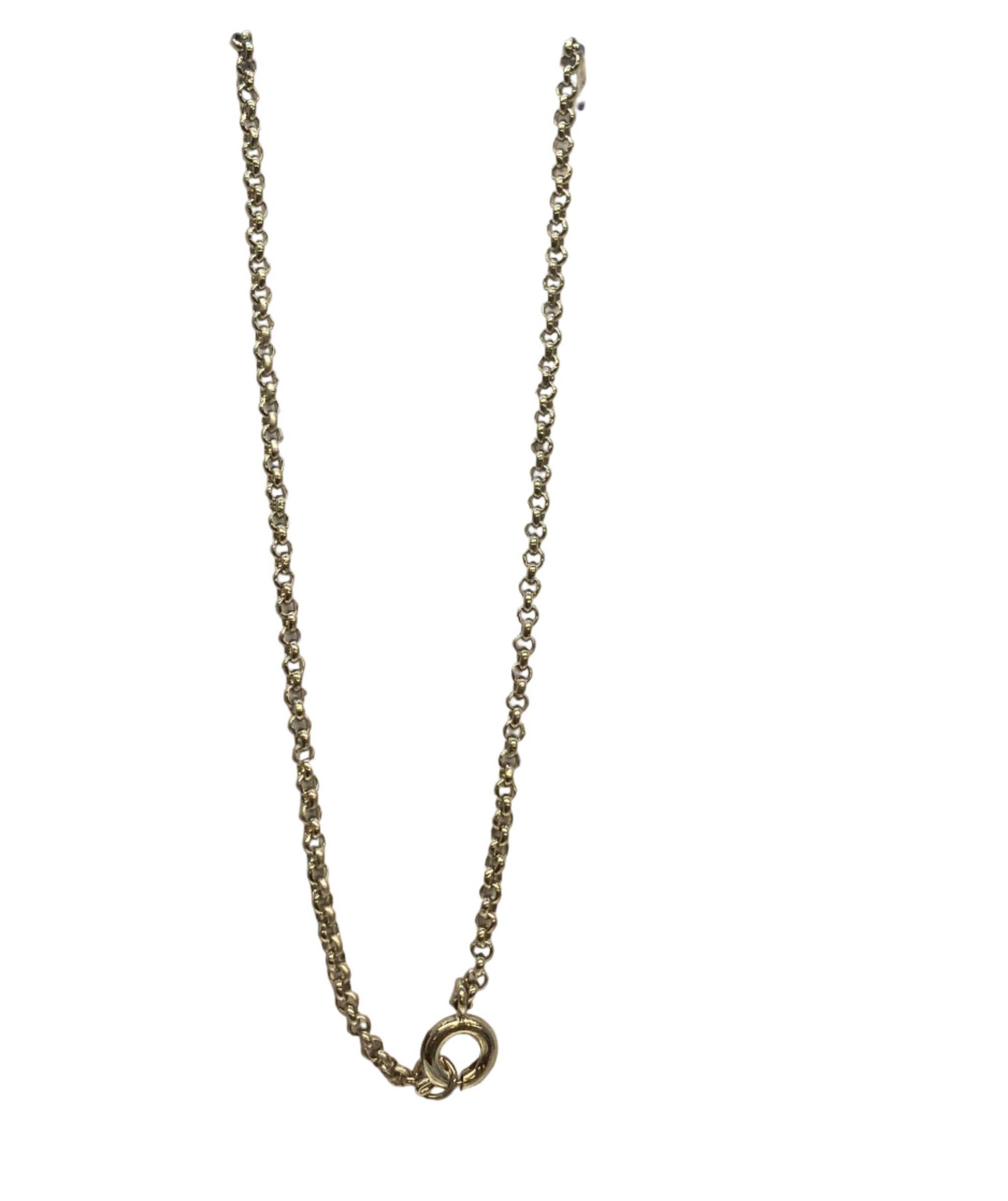 Silver  T Letter Necklace
