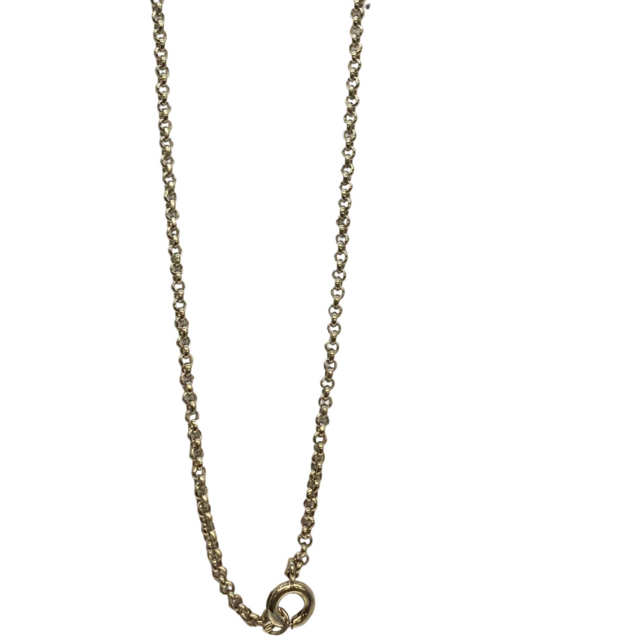Lesunja Silver Letter T Necklace, detail view, Lesunja atelier Zurich