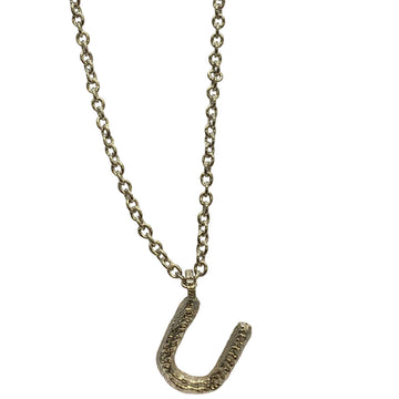 Lesunja Silver Letter U Necklace, handmade fine jewellery from Switzerland