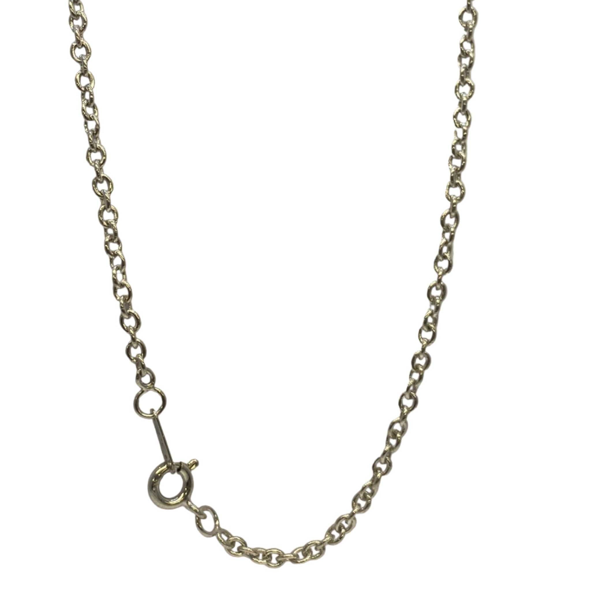 Silver  Y Letter Necklace