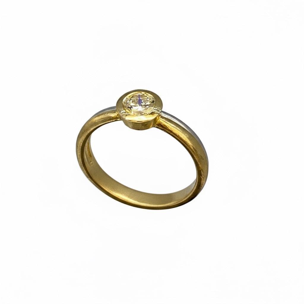 New Rose Gold 14k Ring with 0.4ct Diamond