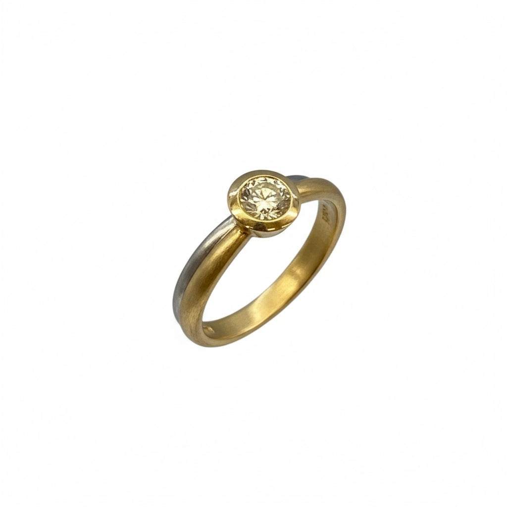 New Rose Gold 14k Ring with 0.4ct Diamond