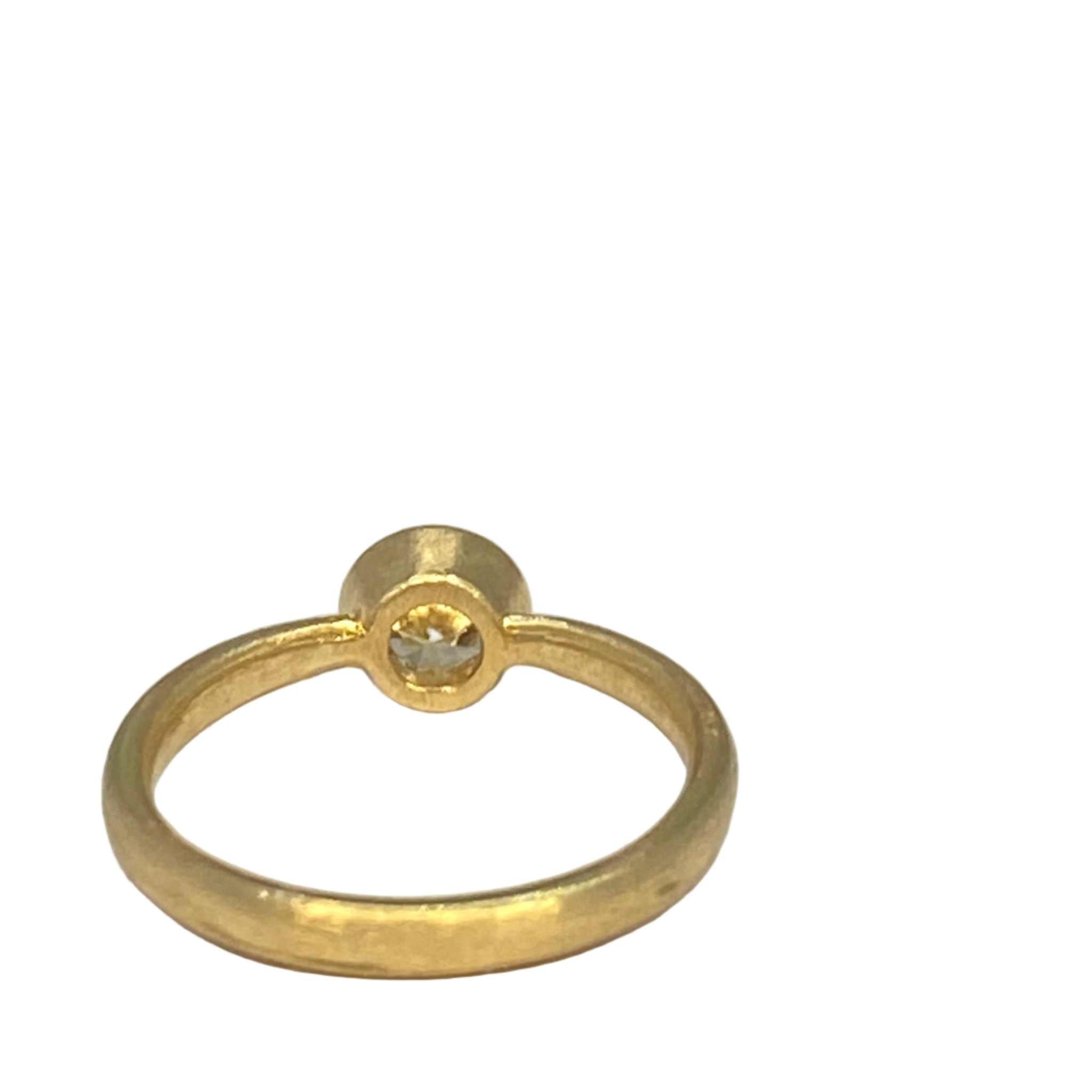 New Rose Gold 14k Ring with 0.4ct Diamond