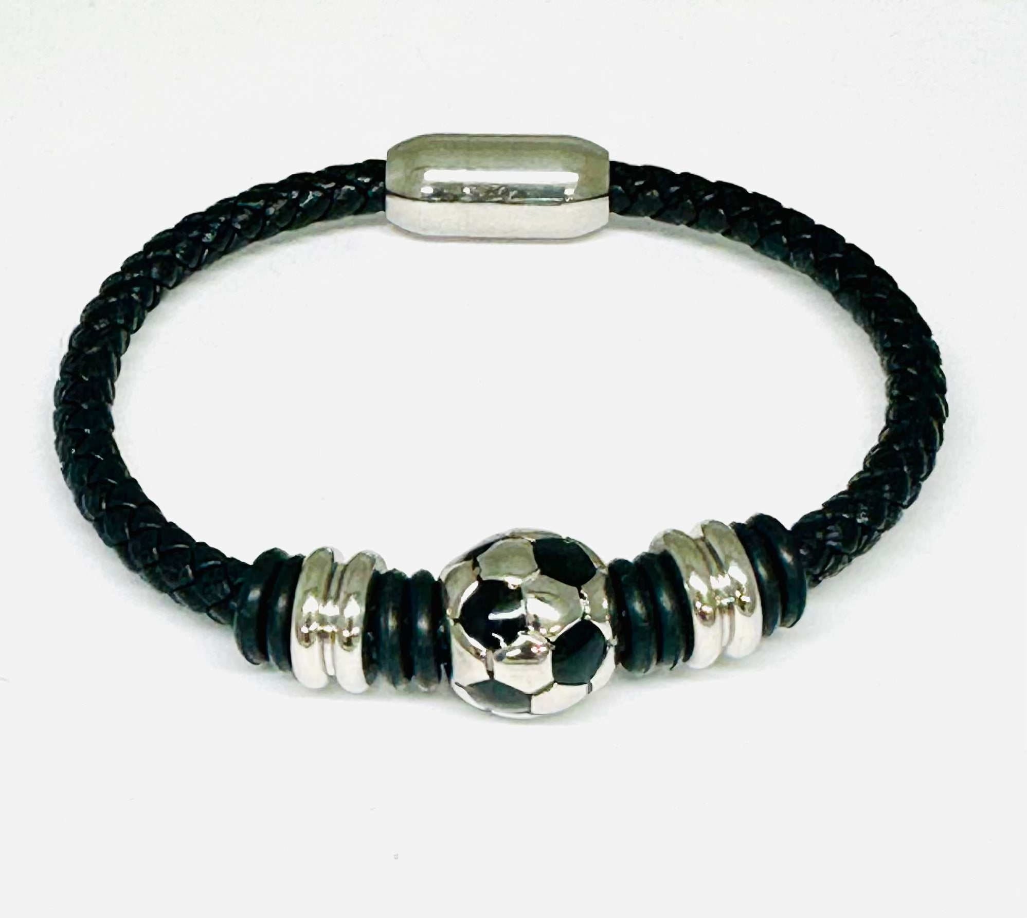 Lesunja Football Bracelet, handmade fine jewellery from Switzerland