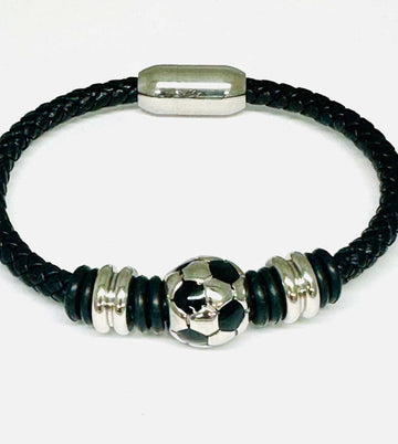 Lesunja Football Bracelet, handmade fine jewellery from Switzerland