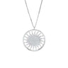 St. Moritz Sun Necklace Large White Gold – Lesunja fine jewellery