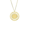 St. Moritz Sun Necklace Large Yellow Gold – Lesunja fine jewellery
