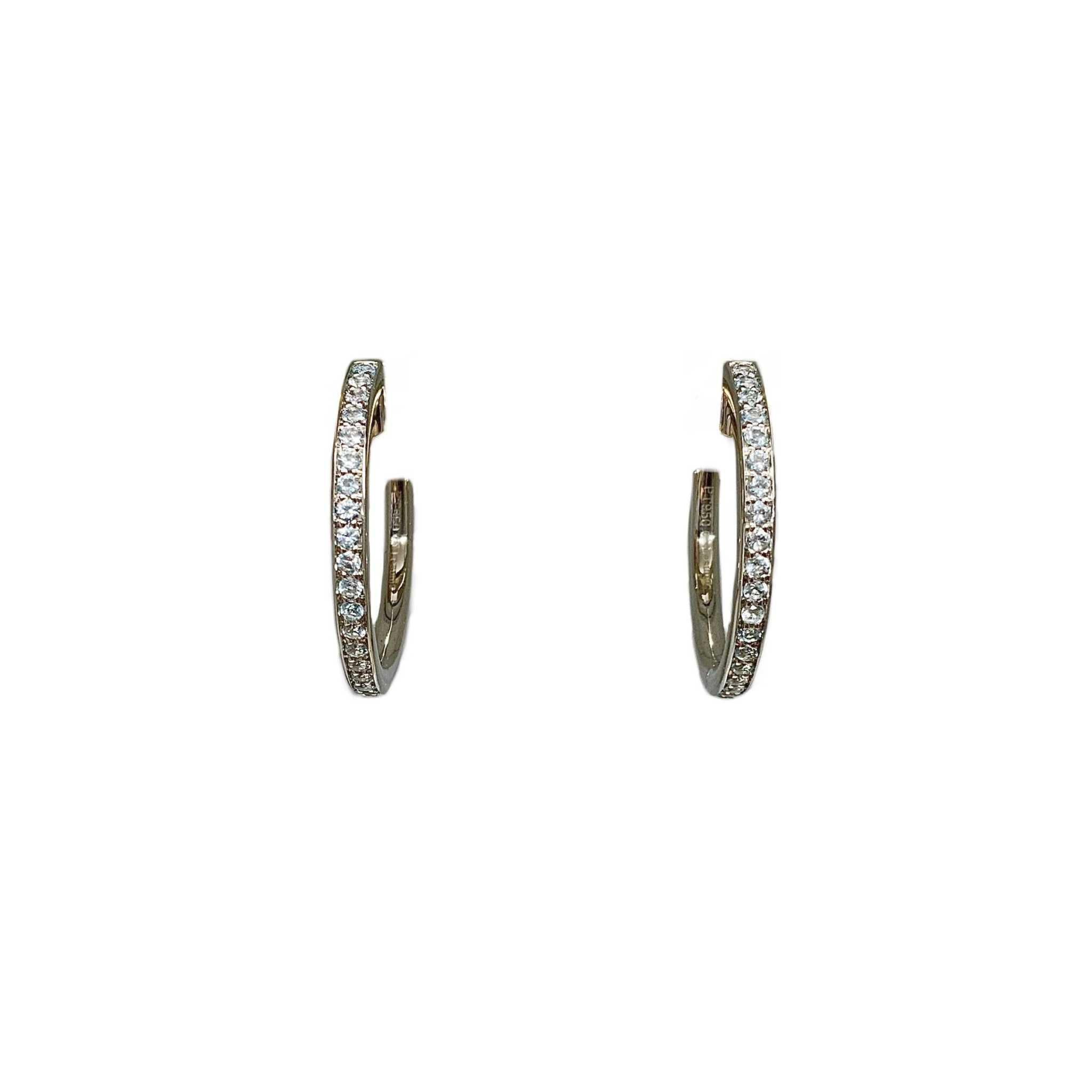 light blue topaz earrings