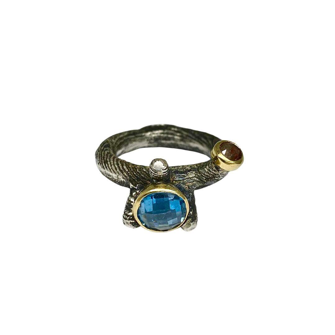 boho sepia ring