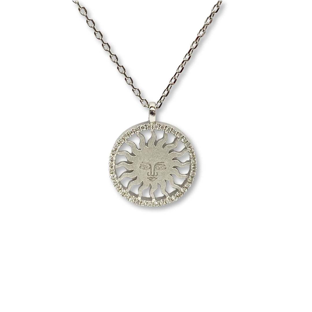 Necklace White Gold Diamond Small