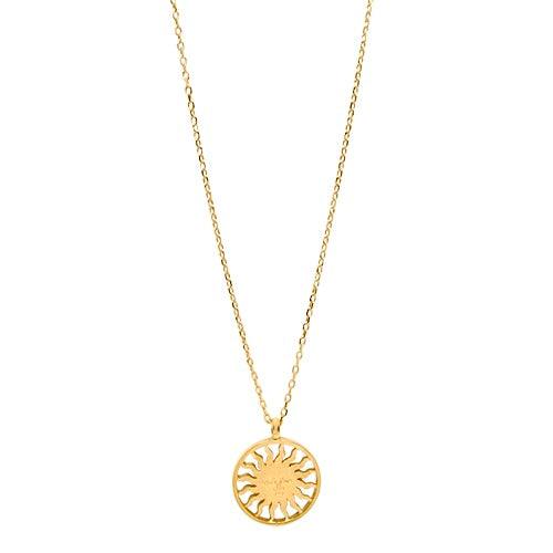 Lesunja St. Moritz Sun Small Rosé Gold Necklace