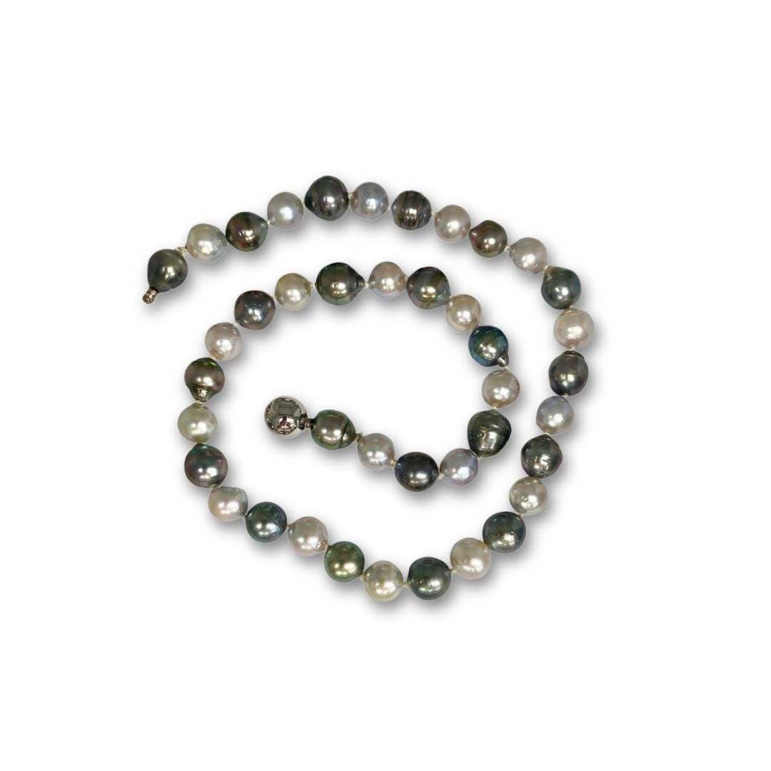 Lesunja Tahitian and South Sea Pearl Necklace