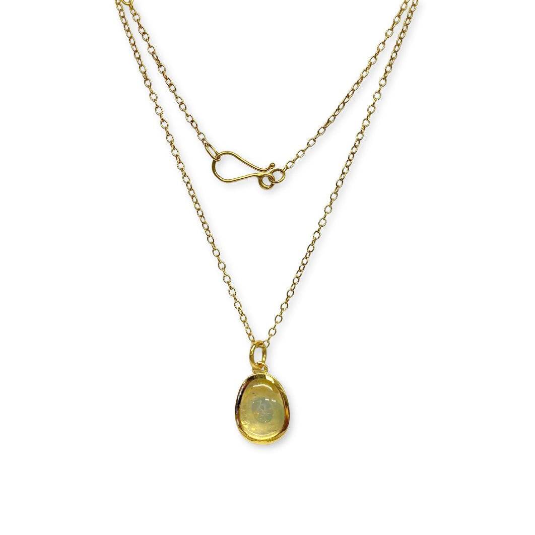 rainbow moonstone necklace