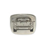 Lesunja signet ring in silver engraved with a Porsche, handmade fine jewellery from Switzerland