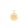 St. Moritz Sun Necklace Medium Rosé Gold – Lesunja fine jewellery