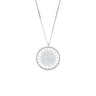 St. Moritz Sun Necklace Medium White Gold Diamonds – Lesunja fine jewellery