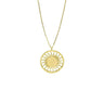 St. Moritz Sun Necklace Medium Yellow Gold – Lesunja fine jewellery