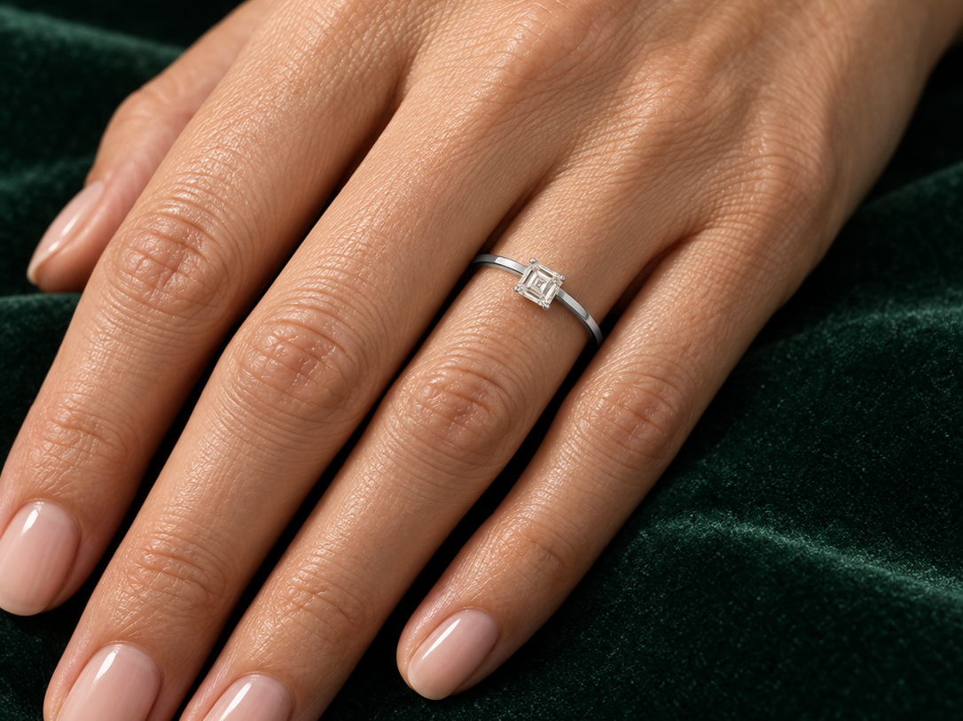 Model wearing the Diamond Ring