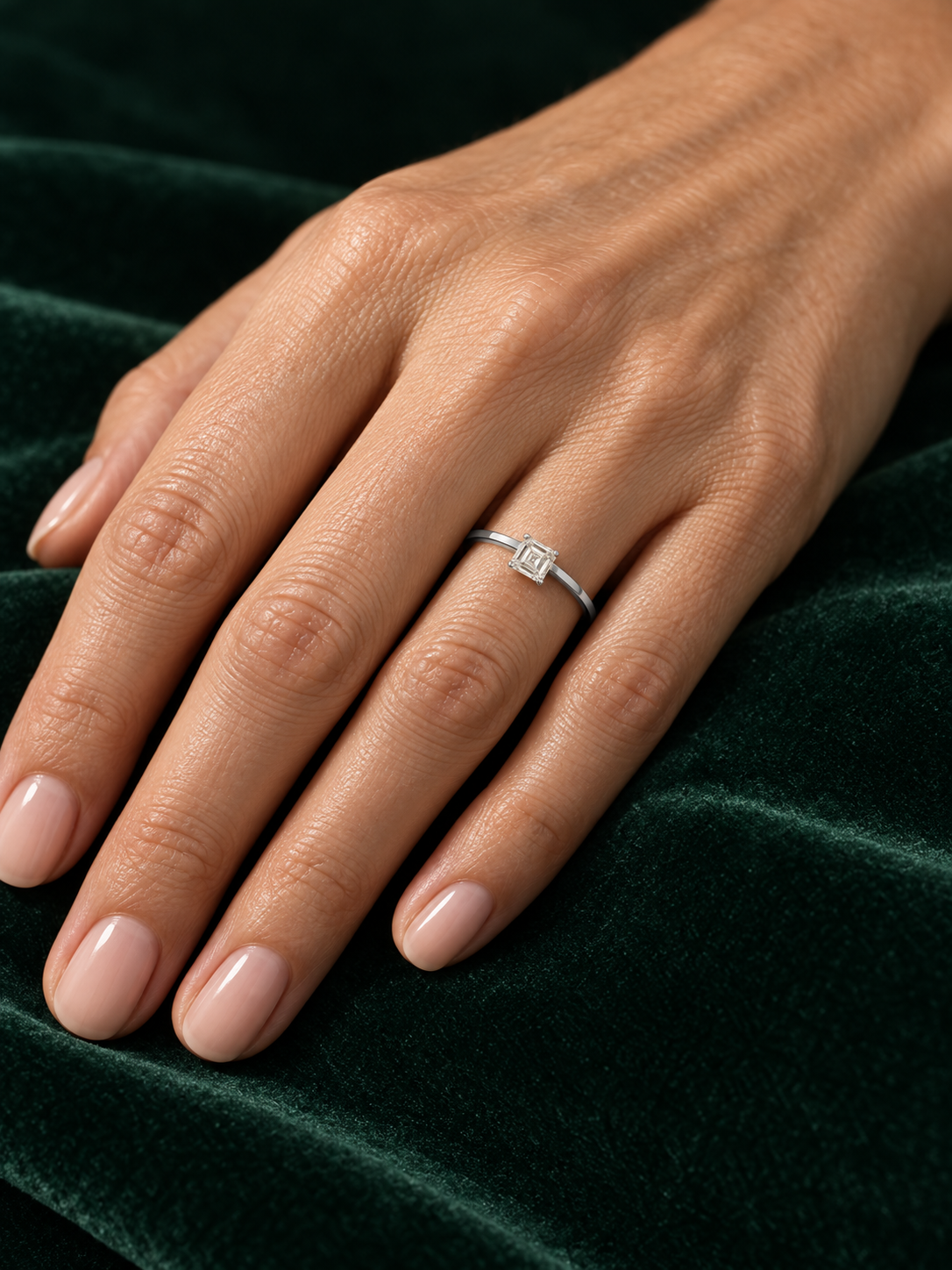 Model wearing the Diamond Ring