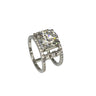 Lesunja Ring Platinum White Diamonds 3,59ct.