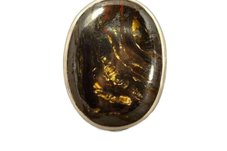 Lesunja Silver Tigerr Iron Ring