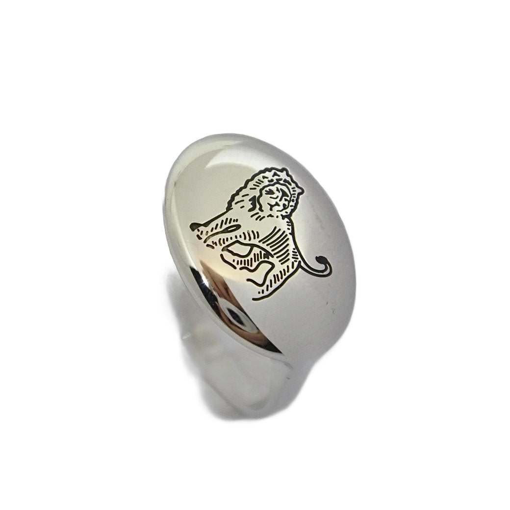 Lesunja Zodiac Leo Steel Ring