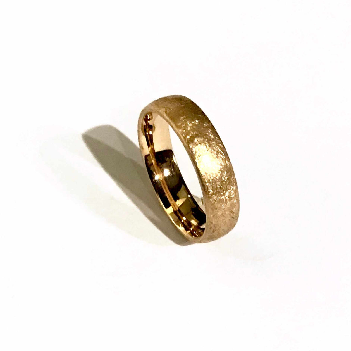 rose gold wedding ring oval