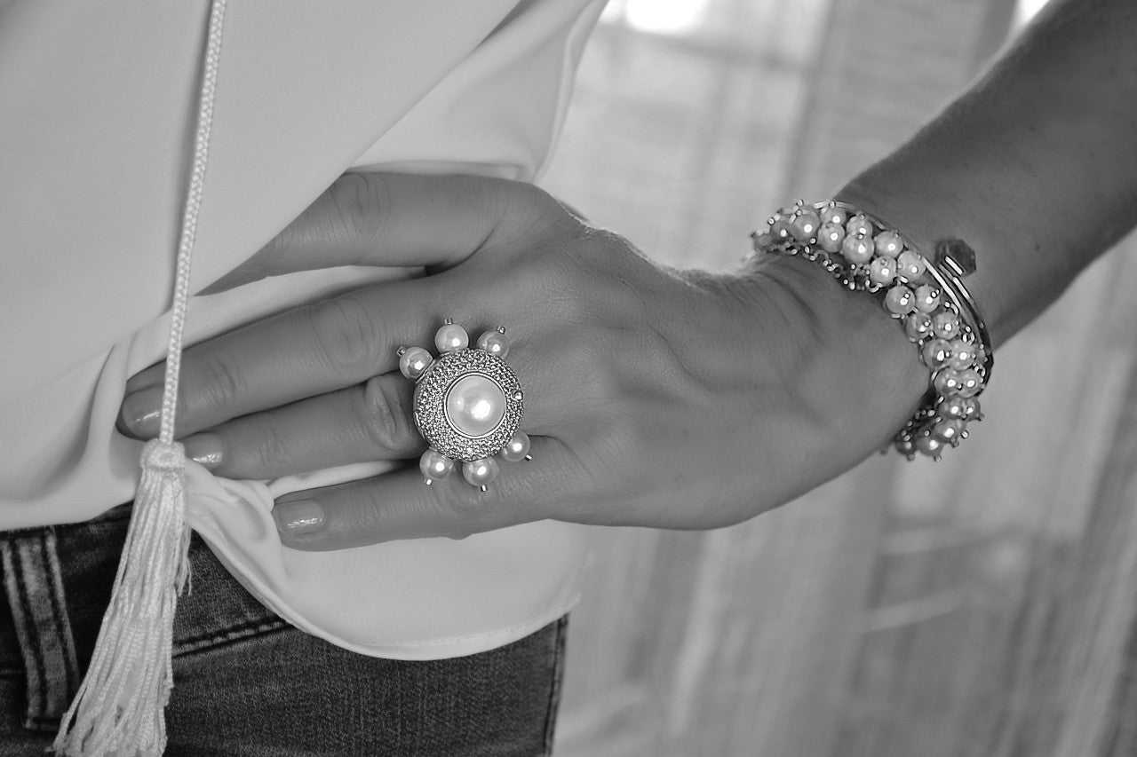 yellow gold plated ring