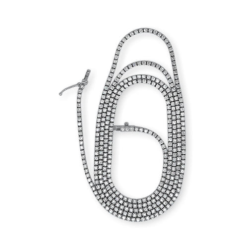 Lesunja Tennis Diamond White Gold Collier