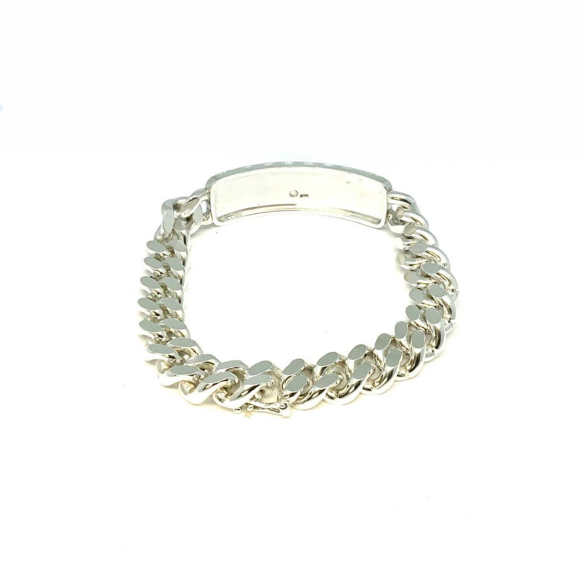 sterling silver curb bracelet