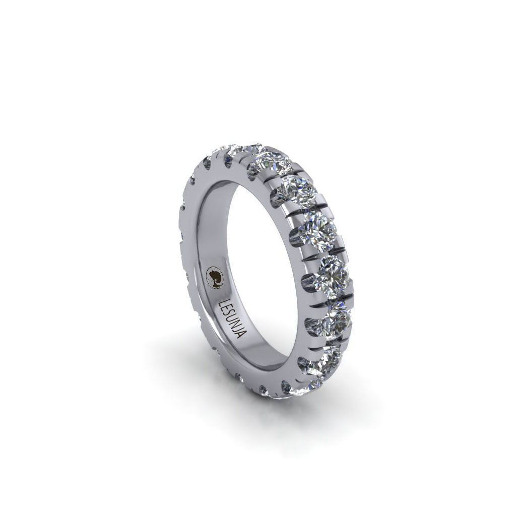 white gold eternity ring