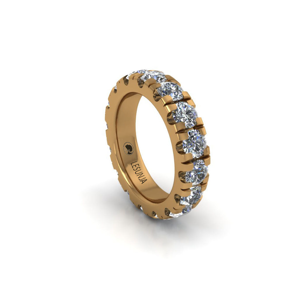 white gold diamond eternity ring