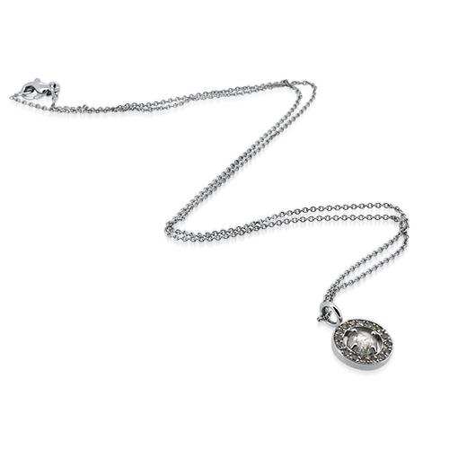 Antique Royal Diamond White Gold Pendant - Lesunja Fine Jewellery