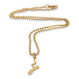 Lesunja Ballerinas Let`s go dancing Silver Rose Gold Plated Pendant