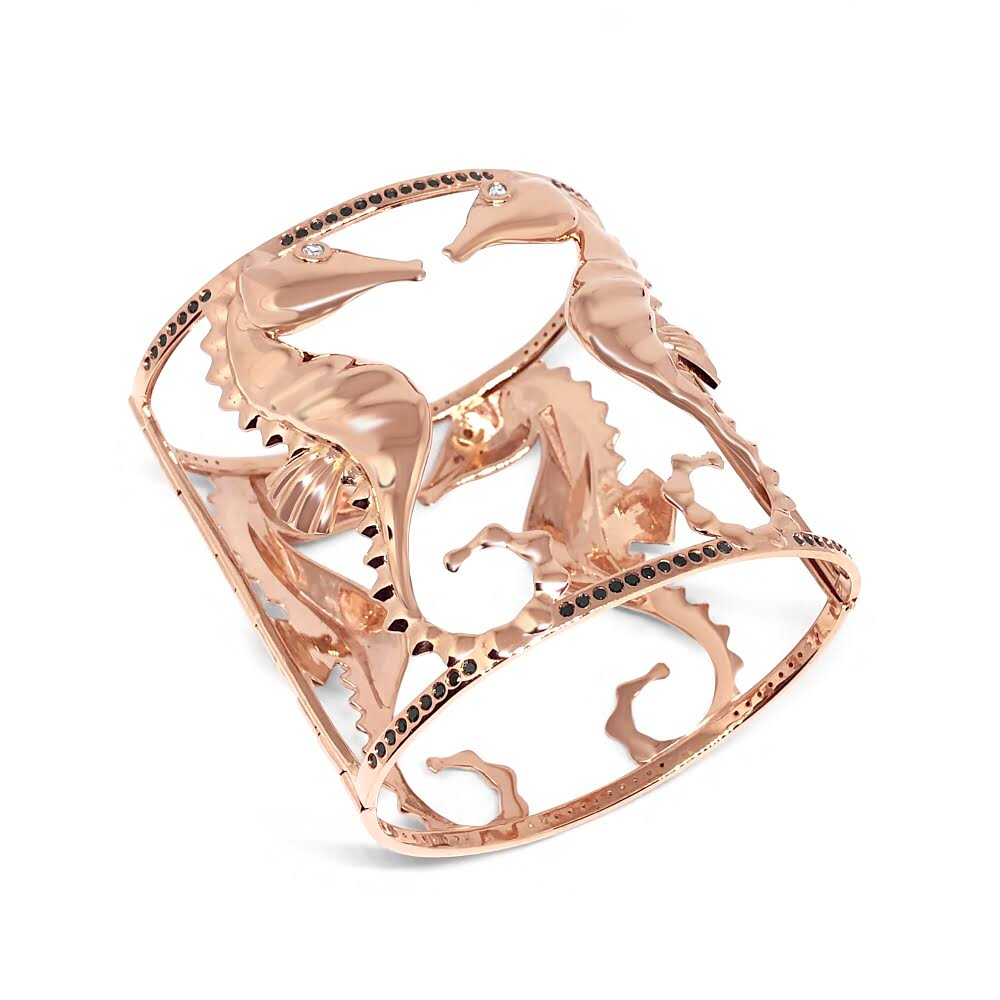ocean rose gold bracelet