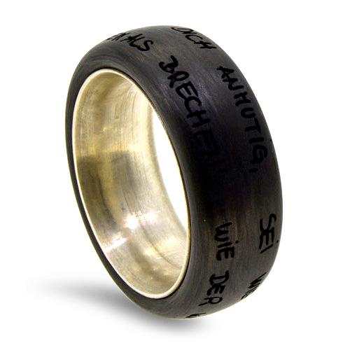 Carbon Wisdom Ring