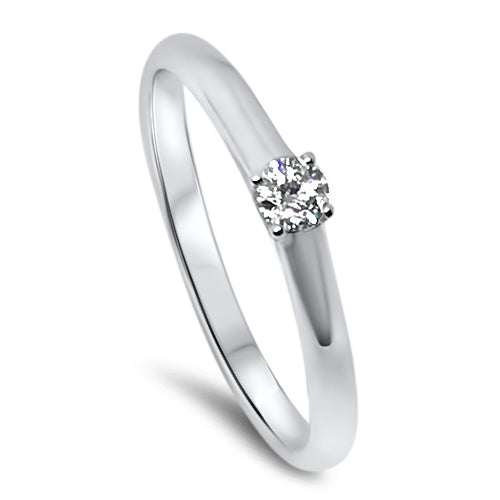 diamond white gold ring