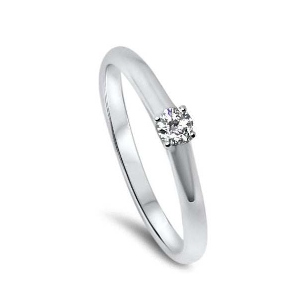 diamond white gold ring
