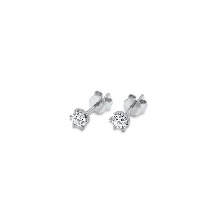 white gold studs