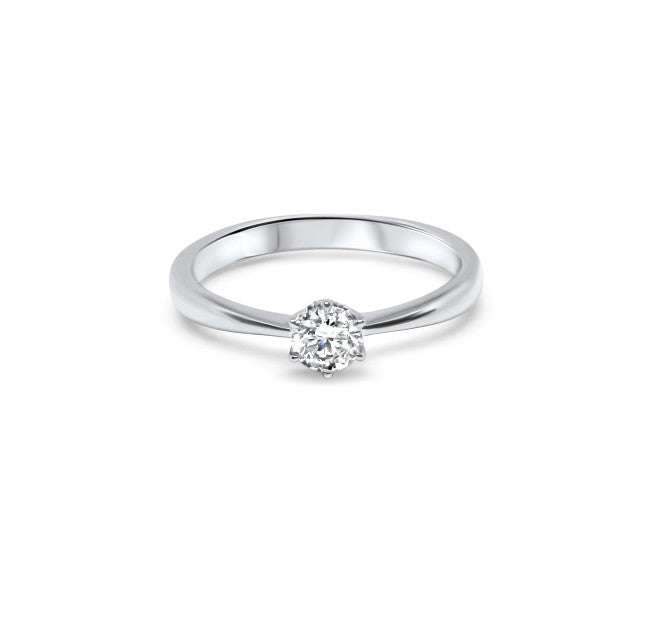 white and gold ring