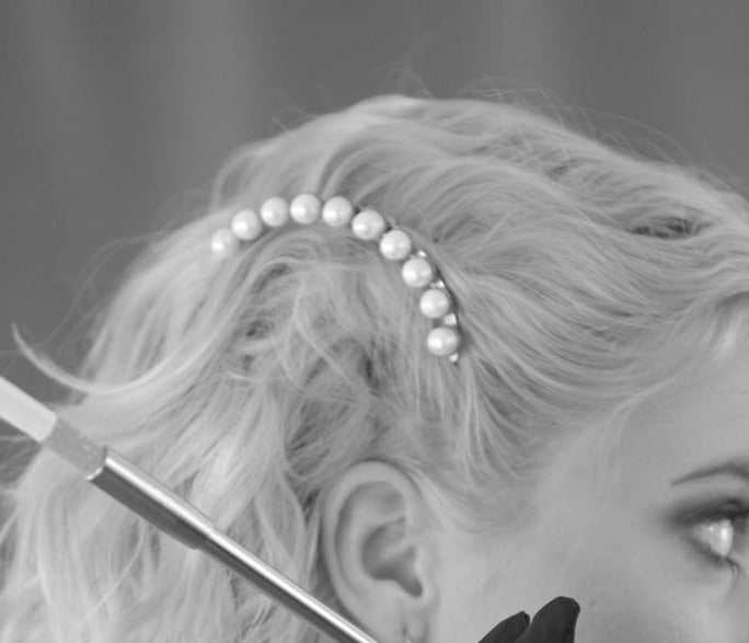 pearl hair clip
