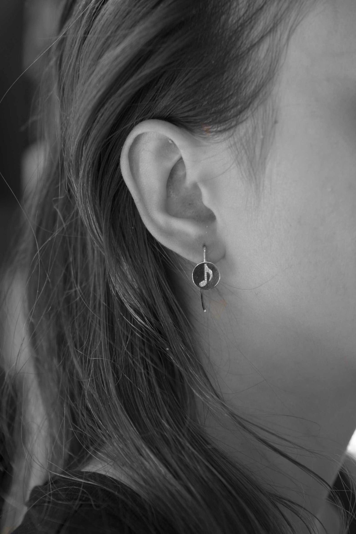 white gold earrings