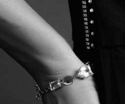 white platinum bracelet