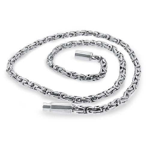 silver rude necklace