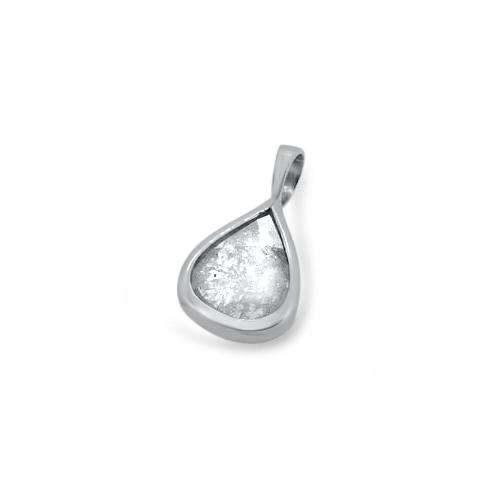diamond white gold pendant