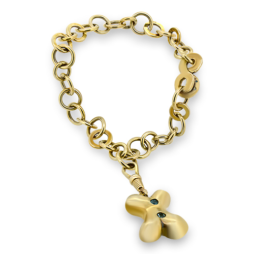 silver gold plated pendant