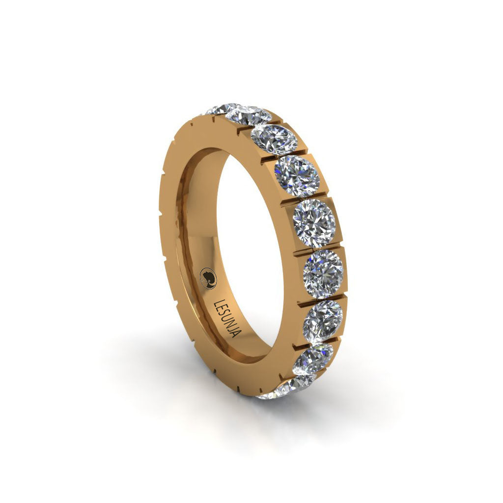 Lesunja White Gold Eternity Diamond Ring